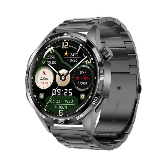 Montre connectée Watch 5 Pro avec écran HD, prise d'appel, étanchéité IP67, moniteur d'activité physique, fréquence cardiaque, NFC, pour le travail