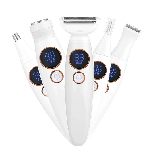 Rasoir 5 en 1 , lavable, pour épilation, épilateur, tondeuse pour le corps, kit de toilettage, tondeuse à cheveux